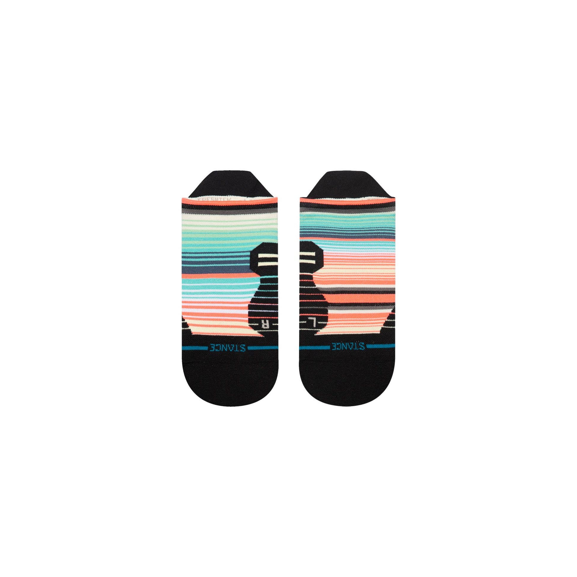 Stance Curren Light Tab Socken Korallenrot