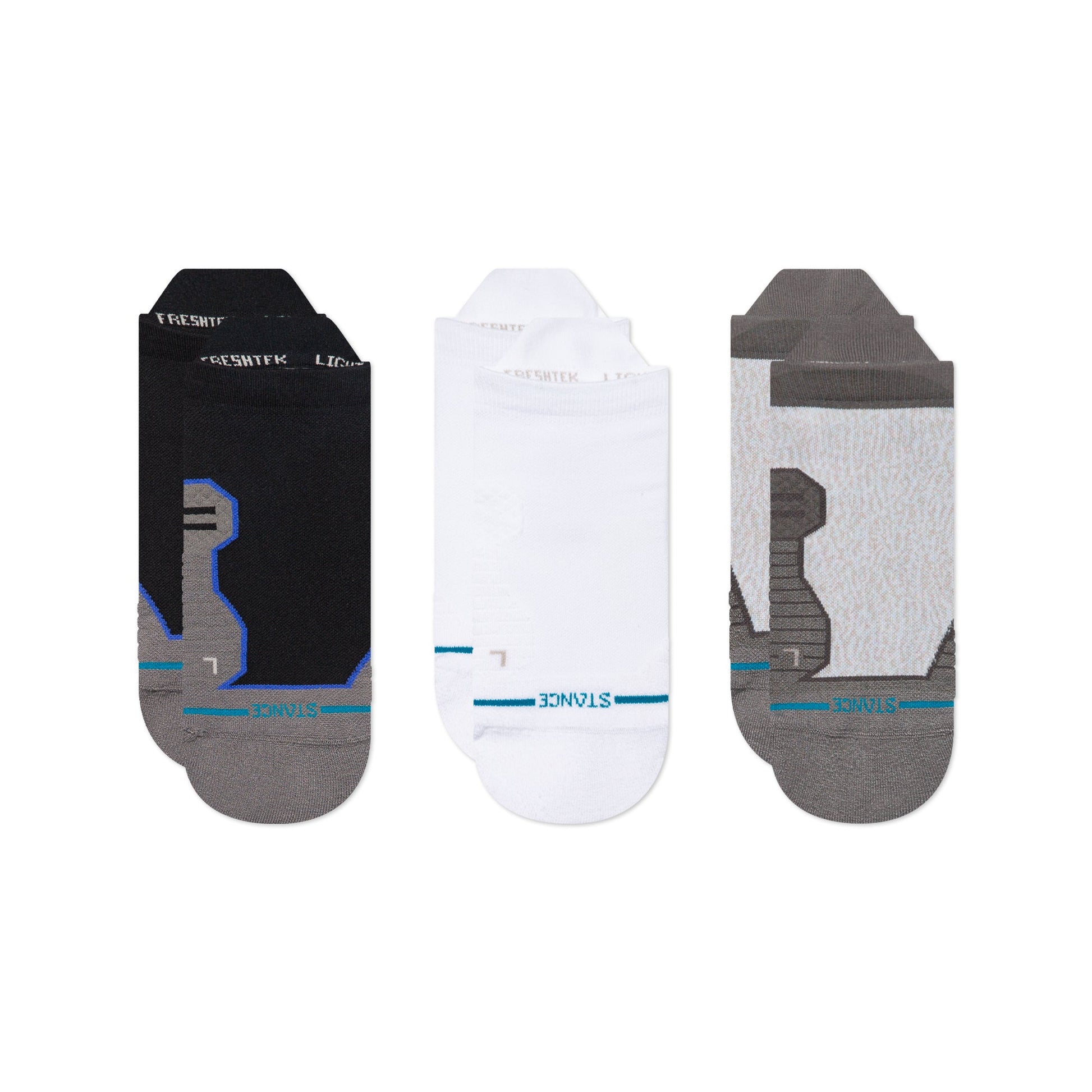 Stance Topo Light Tab Sock 3 Pack Black