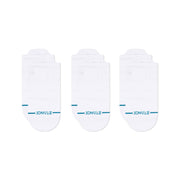 Stance Icon Low Tab Sock 3 Pack White