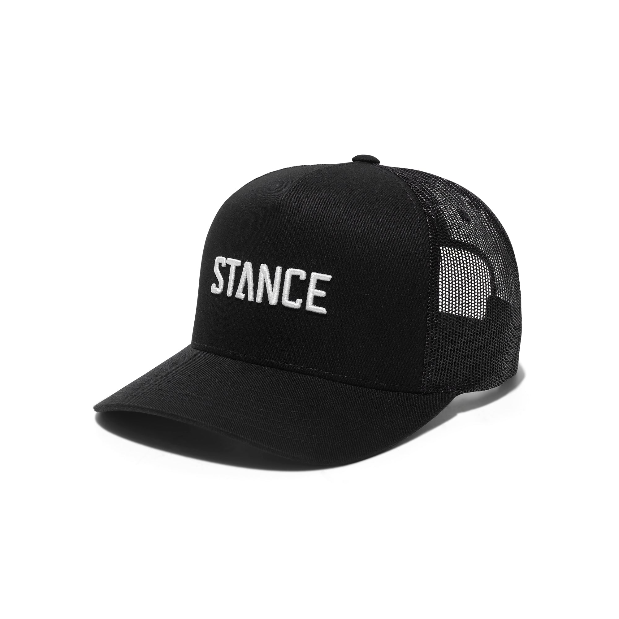 Stance Icon Trucker Hat Black White