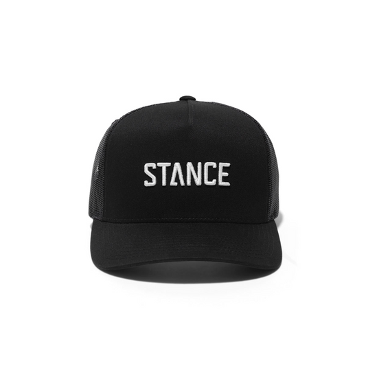 Stance Icon Trucker Hat Schwarz Weiß