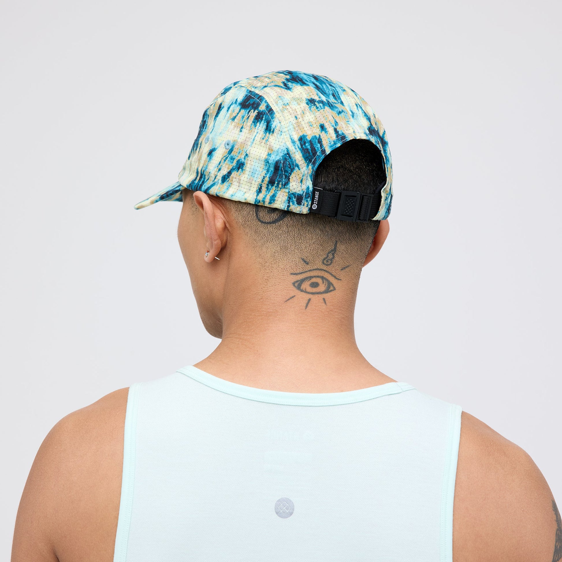 Stance Kinetic Adjustable Ripstop Cap Blaugrün/Camouflage