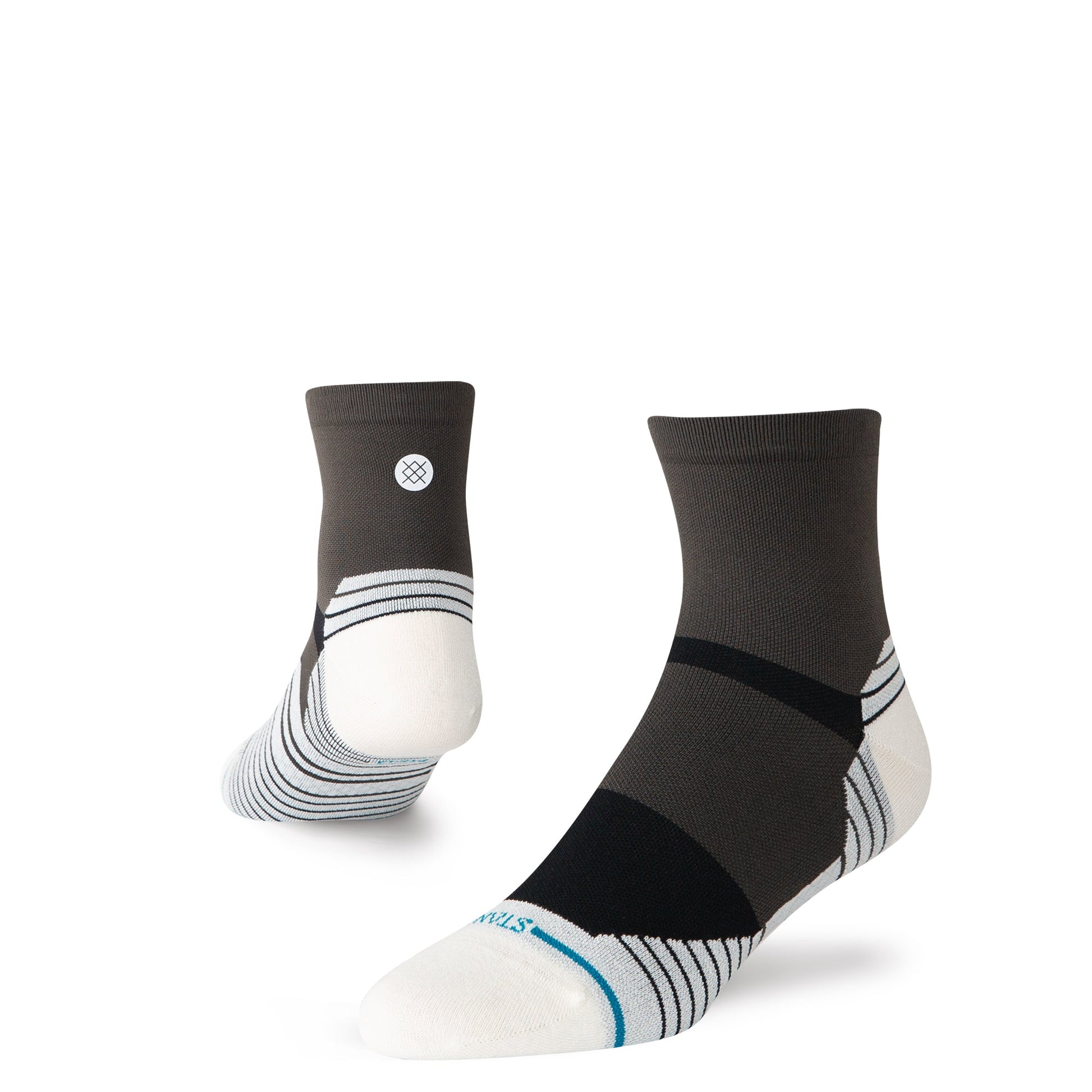 Stance Freaky Steepy Ultra Quarter Socken Verwaschenes Schwarz