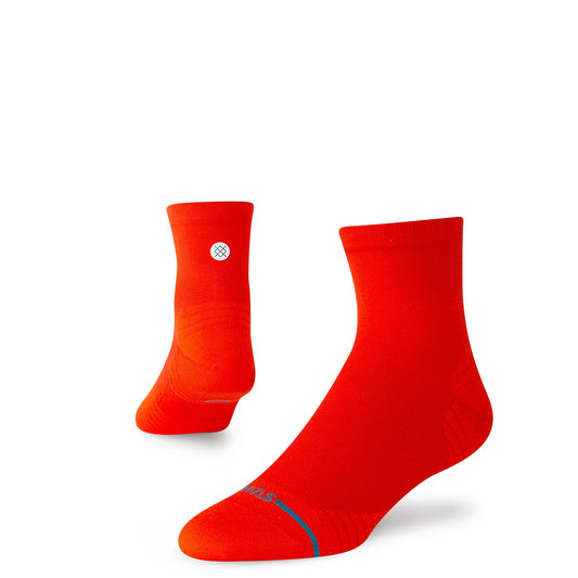 Stance Red Ultra Quarter Socken Rot