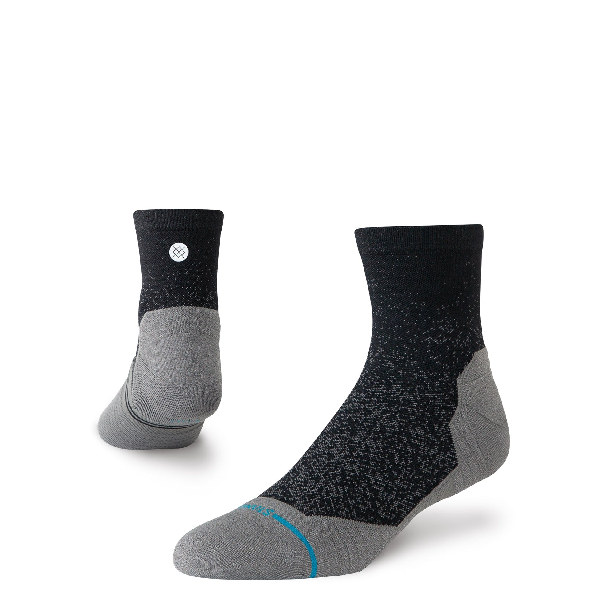 Stance Powder Split Light Quarter Sock Black