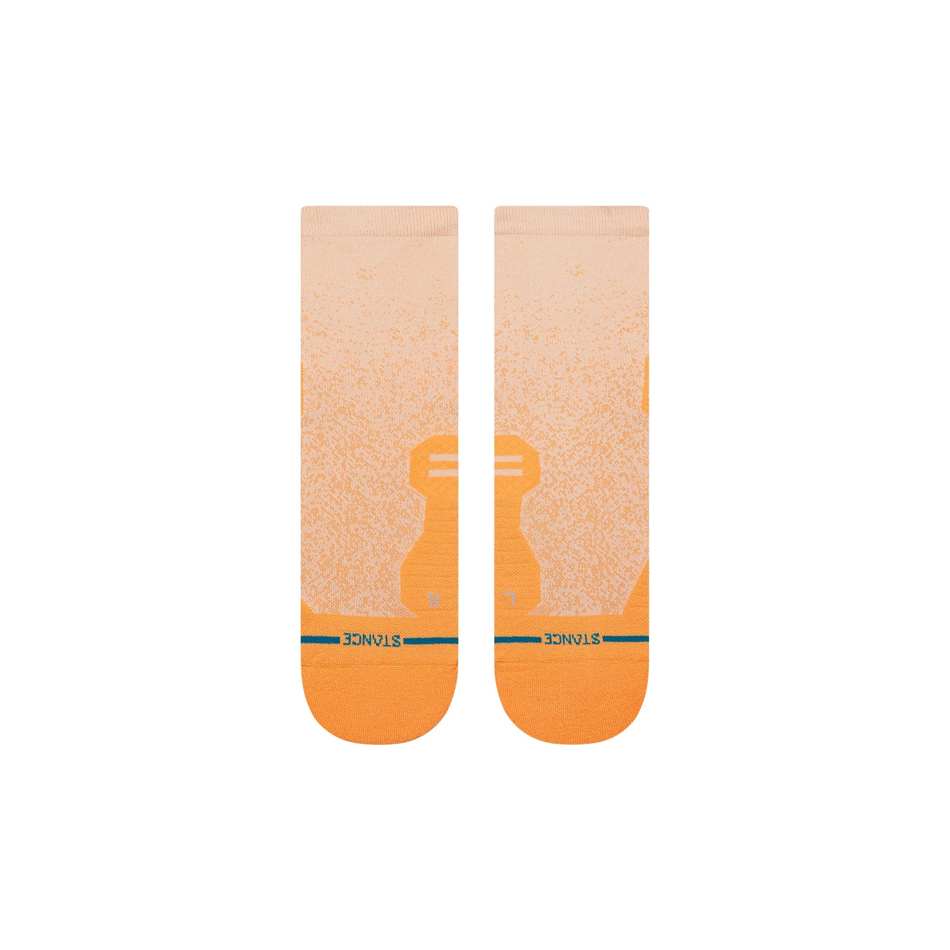 Stance Powder Split Light Quarter Sock Mango