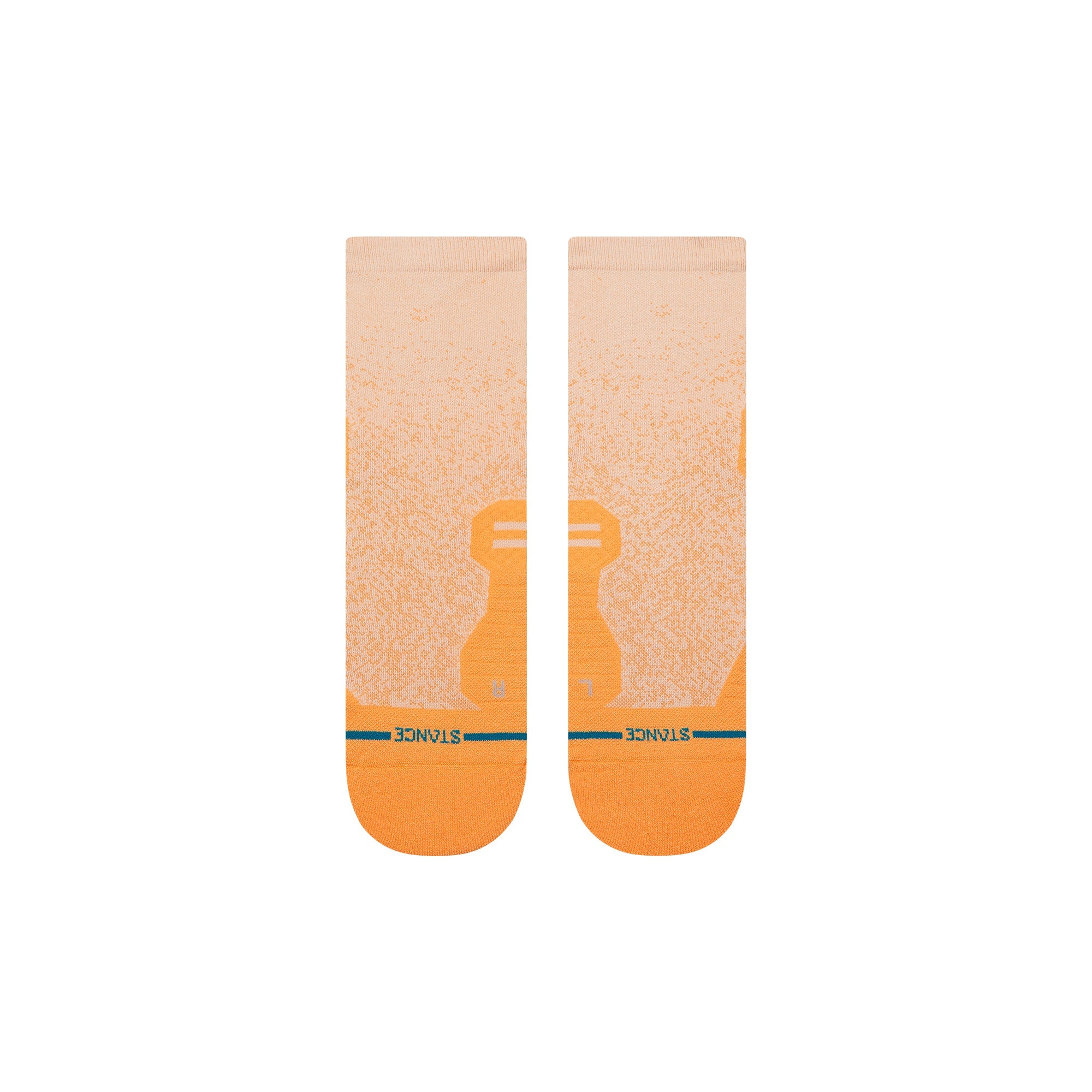 Stance Powder Split Light Quarter Sock Mango