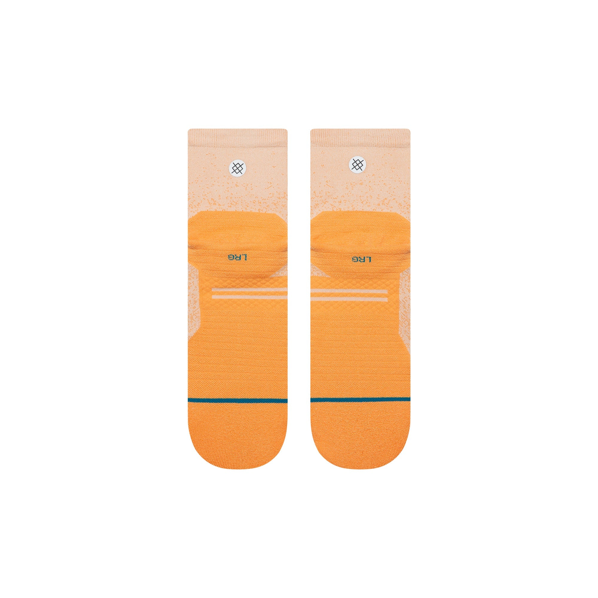 Stance Powder Split Light Quarter Sock Mango