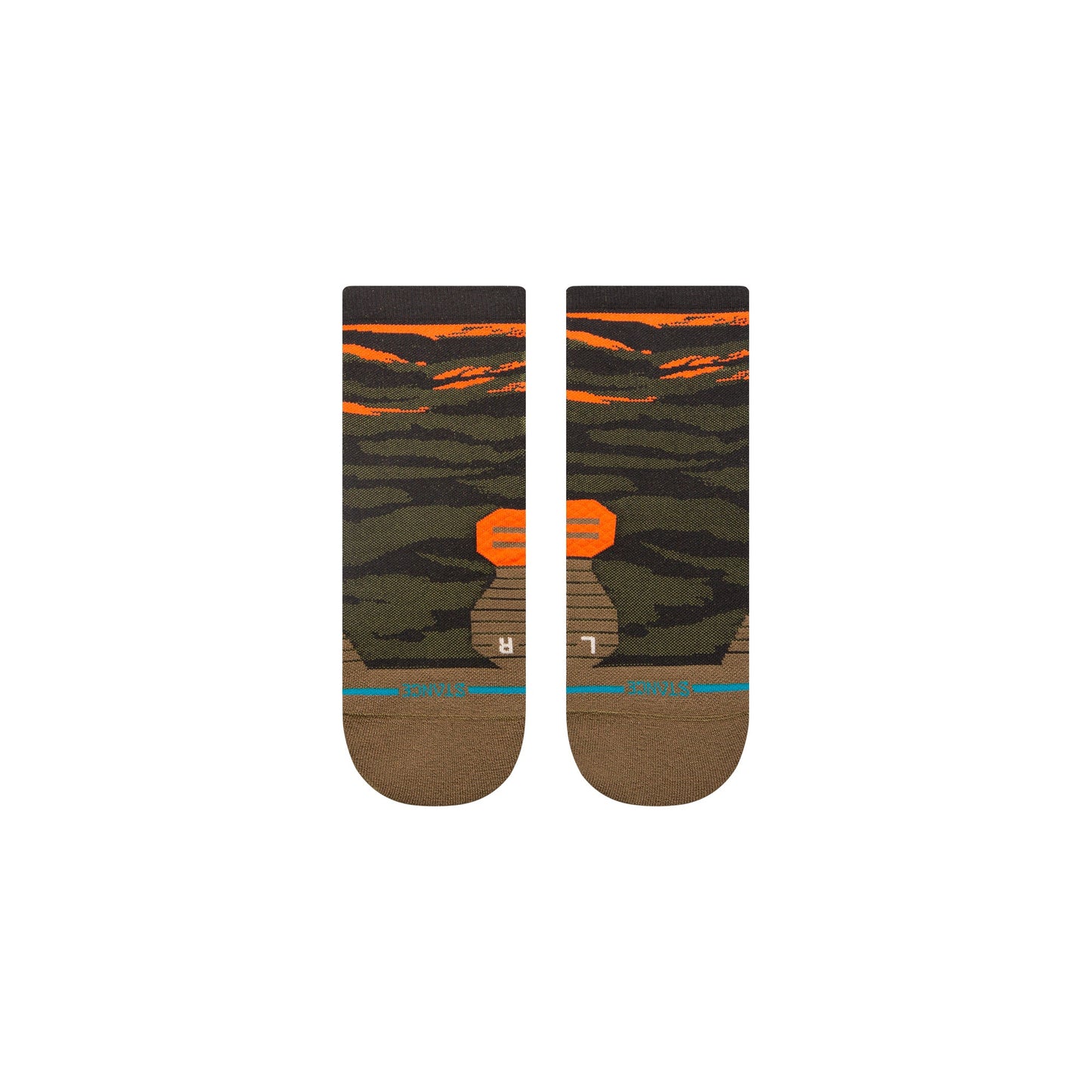 Stance Primal Light Quarter Socken Olivgrün