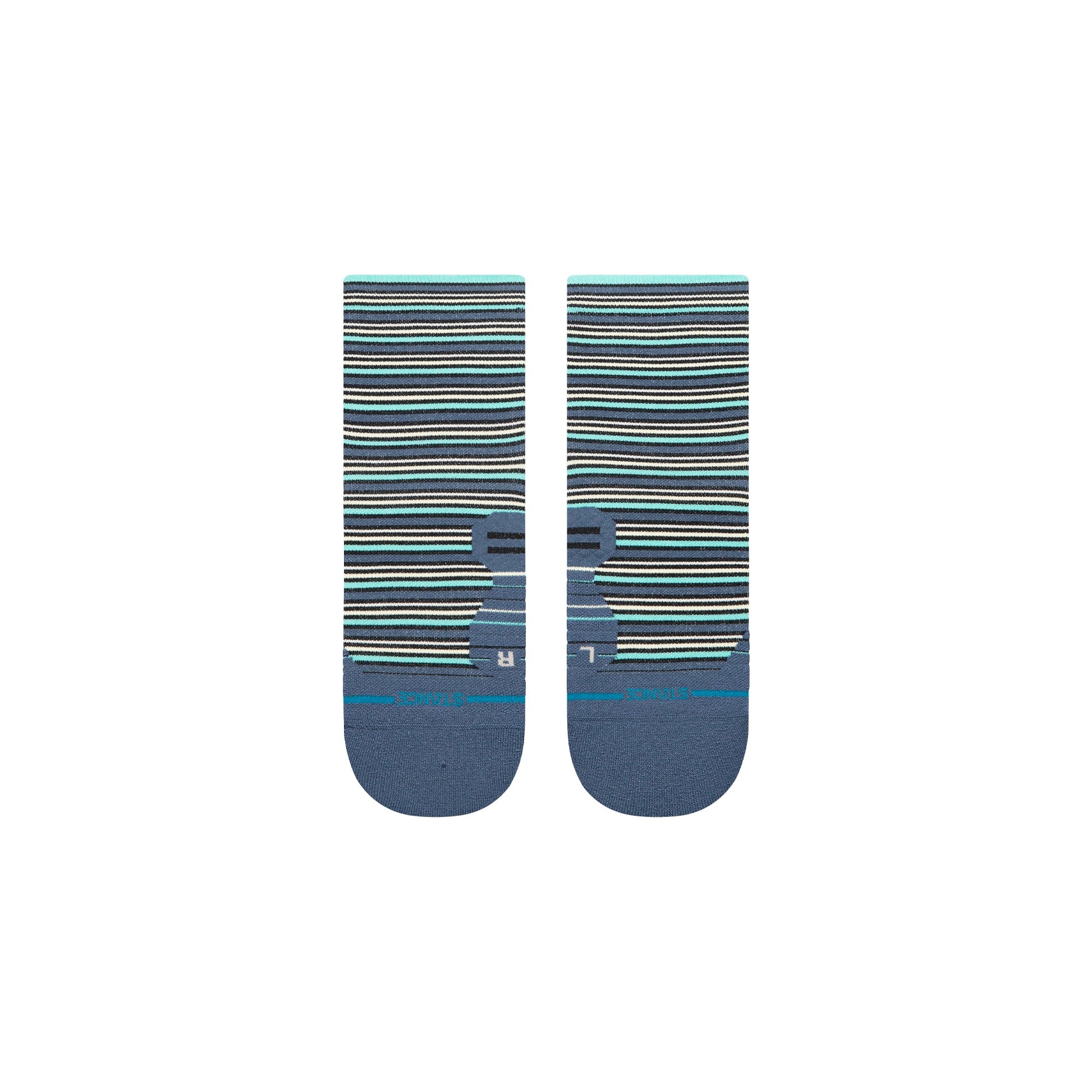 Stance Earnie Light Quarter Sock Sea Blue