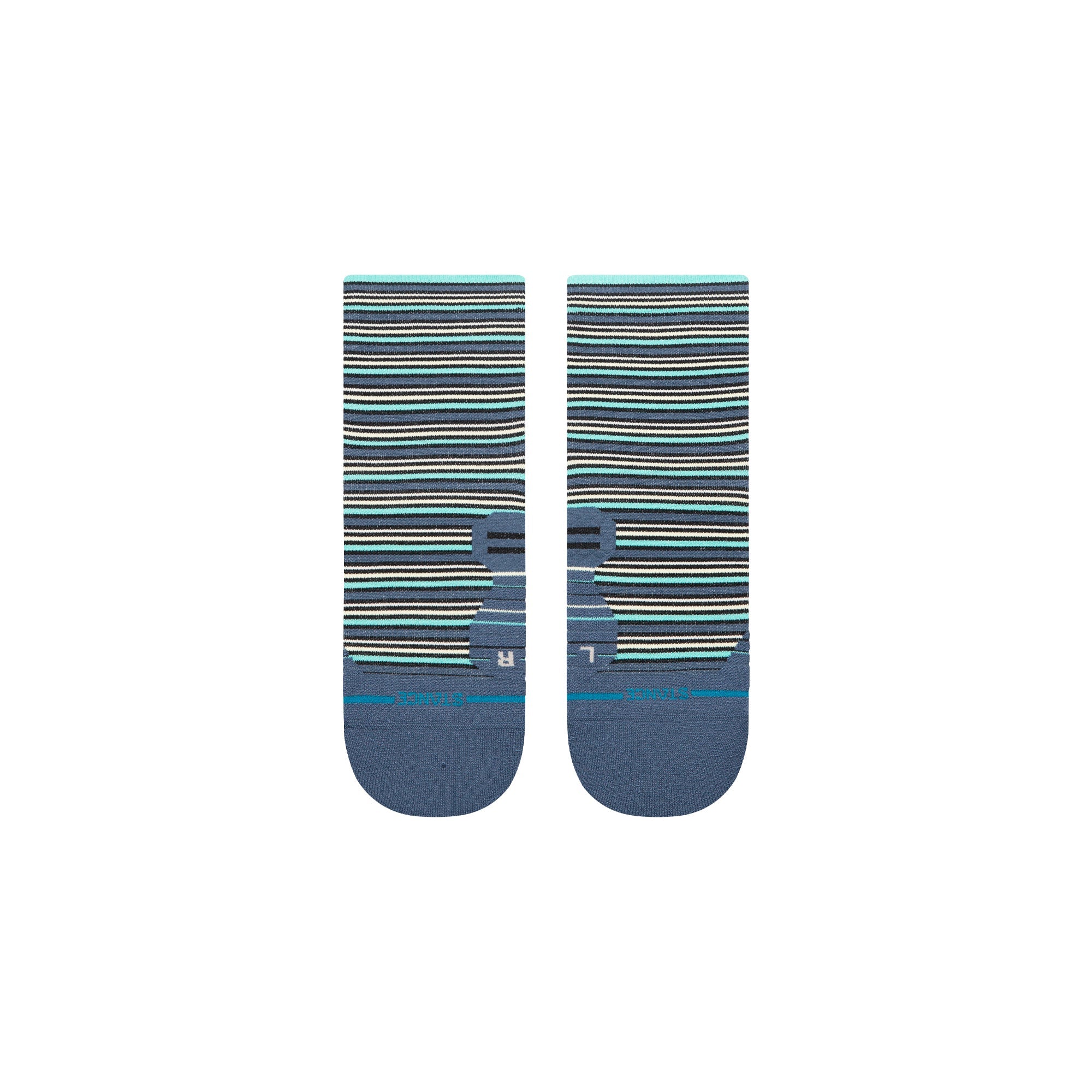 Stance Earnie Light Quarter Sock Sea Blue