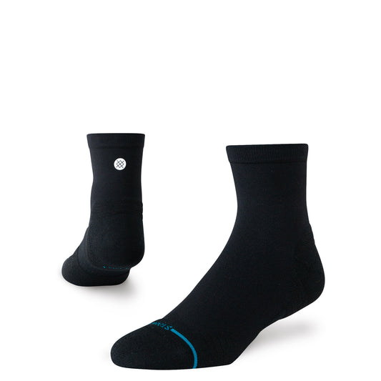 Stance Run Light Quarter Socken Schwarz