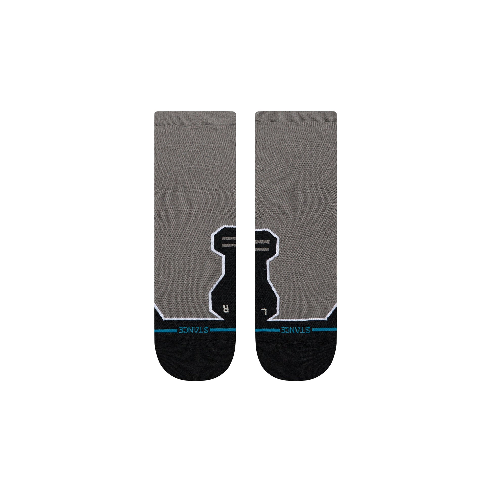 Stance Topo Light Quarter Sock Grey