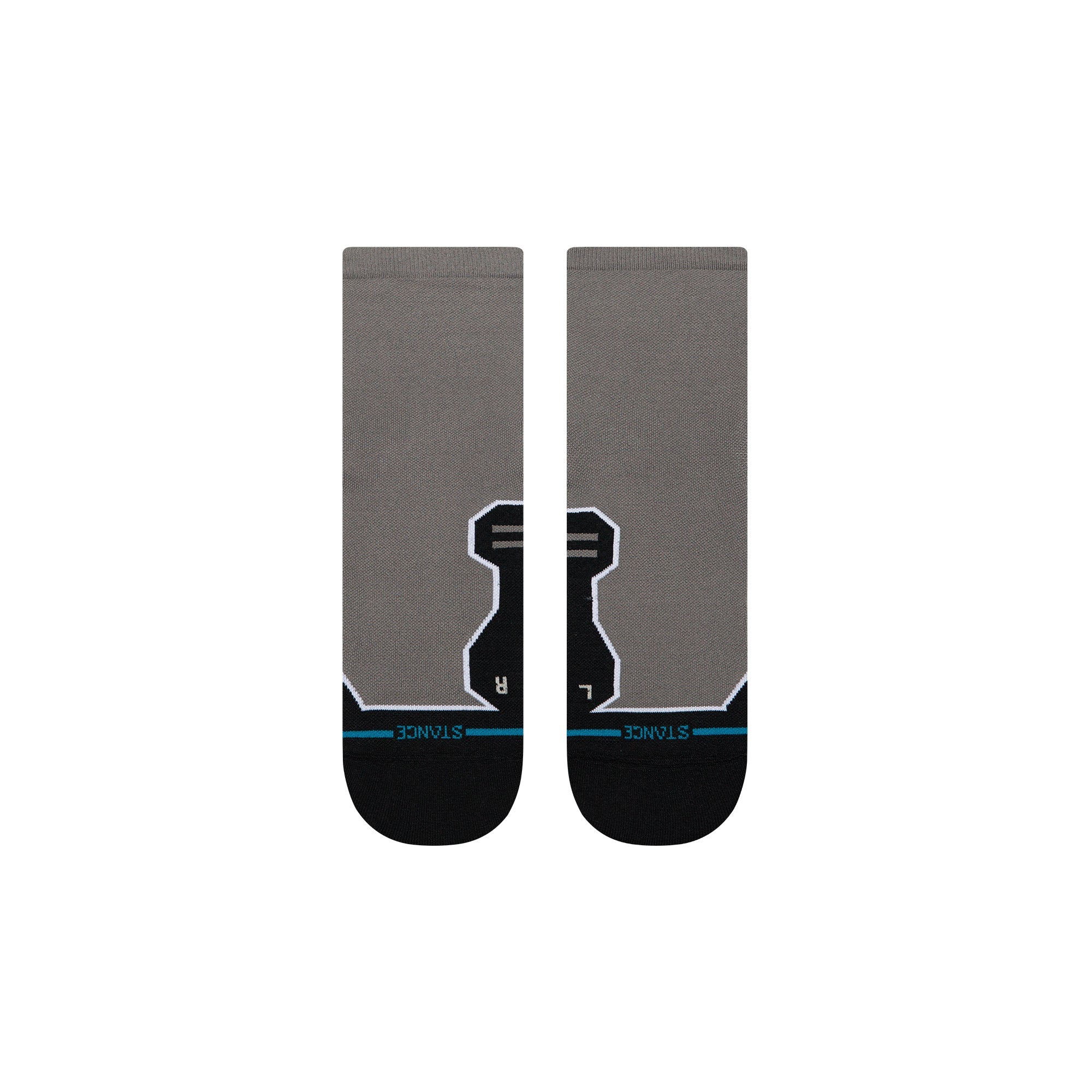 Stance Topo Light Quarter Sock Grey