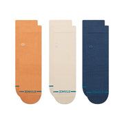 Stance Icon Quarter Sock 3 Pack Mango