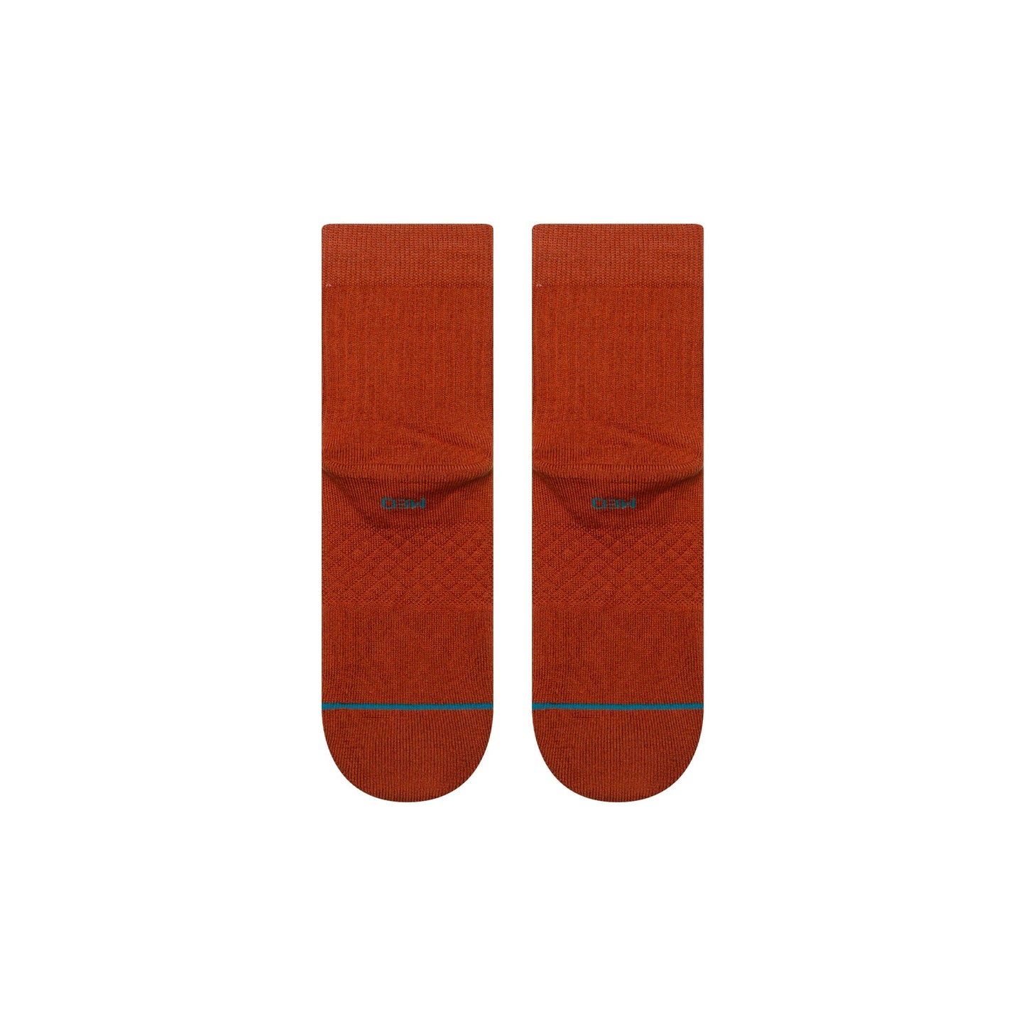 Stance Icon Quarter Sockenenenenenenenenenenenen Burnt Orange 