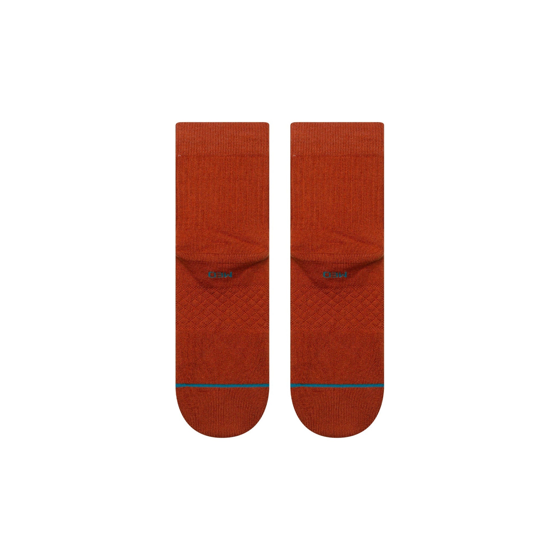 Stance Icon Quarter Sockenenenenenenenenenenenen Burnt Orange 