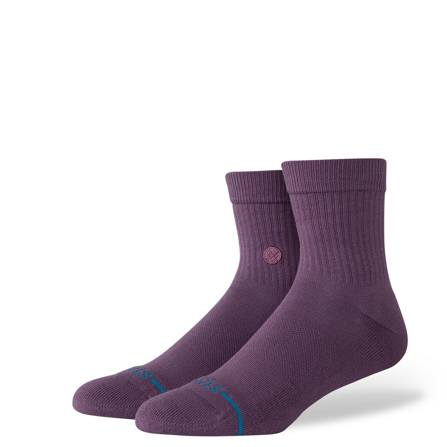 Stance Icon Quarter Sockenenenenenenenenenenenen Grape 