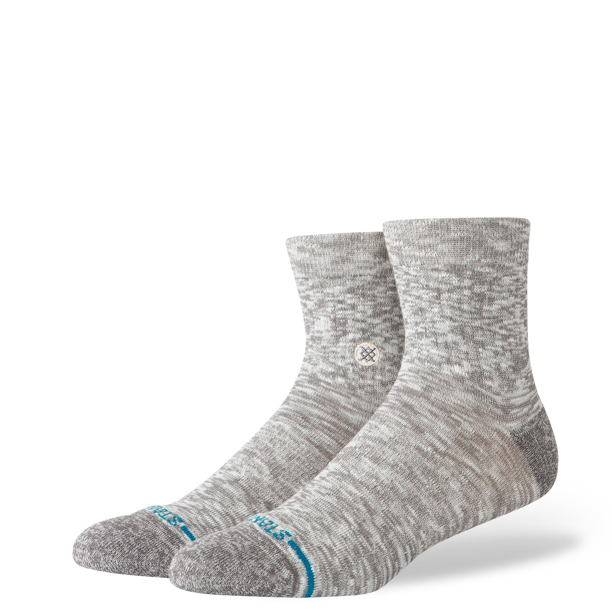 Stance Slub Quarter Sock Grey