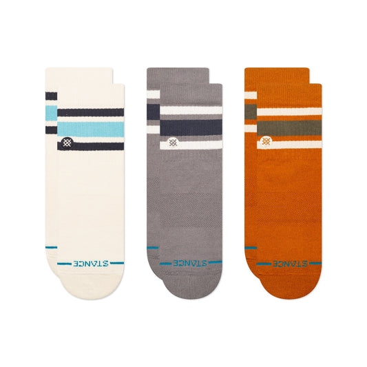Boyd Quarter Socken 3Er Pack Elfenbein