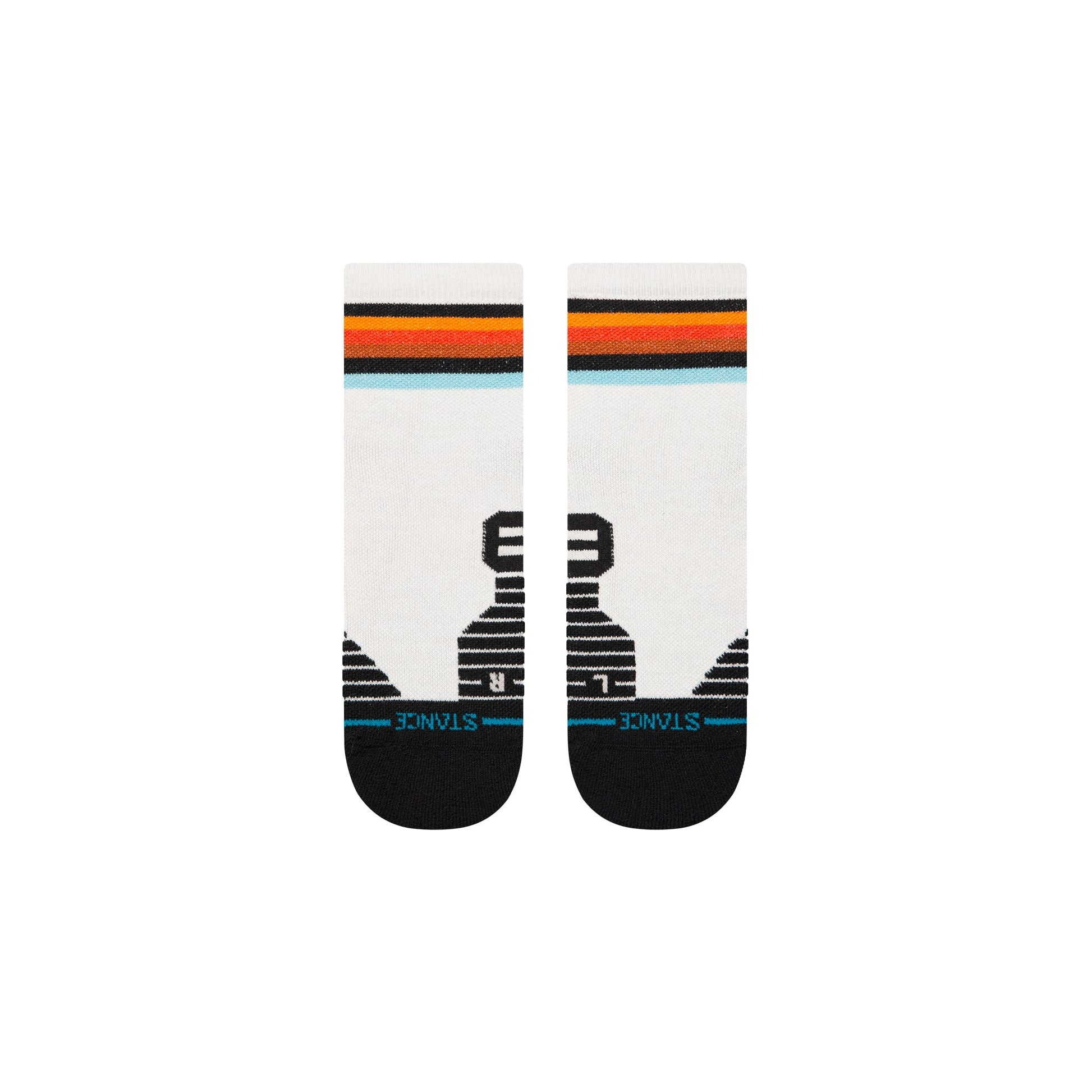 Stance Vindicated Mid Wool Quarter Socken Hellgrau Meliert