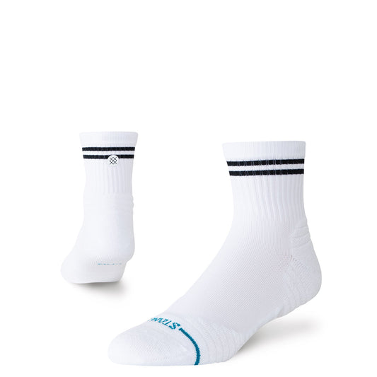 Stance Lined Up Mid Quarter Socken Weiß