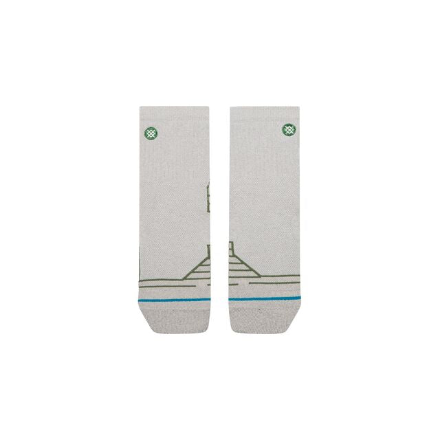 Stance Heather Hike Quarter Sock Heather Grey