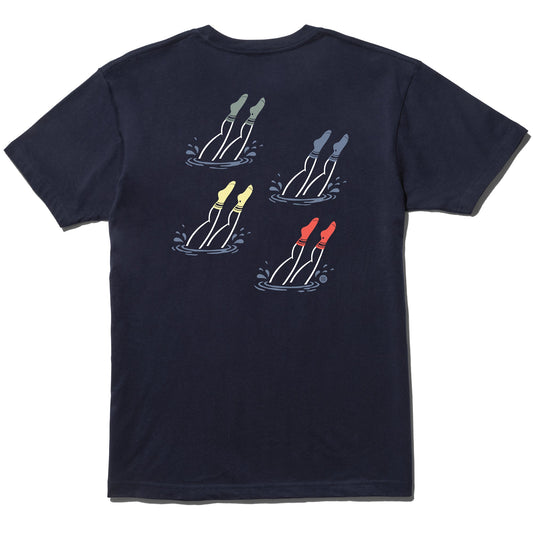 Stance Diver Tee Marineblau