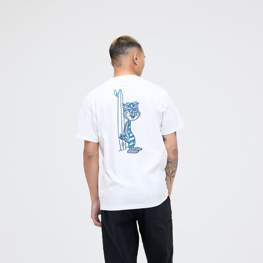 Stance Kool Kat Tee Weiß |model