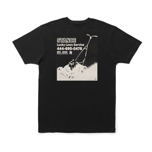 Stance Lucky Lawn Tee Schwarz