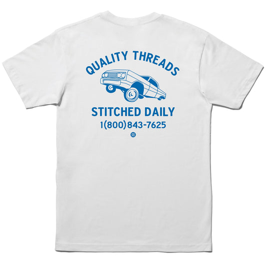 Stance Quality Threads Tee Weiß