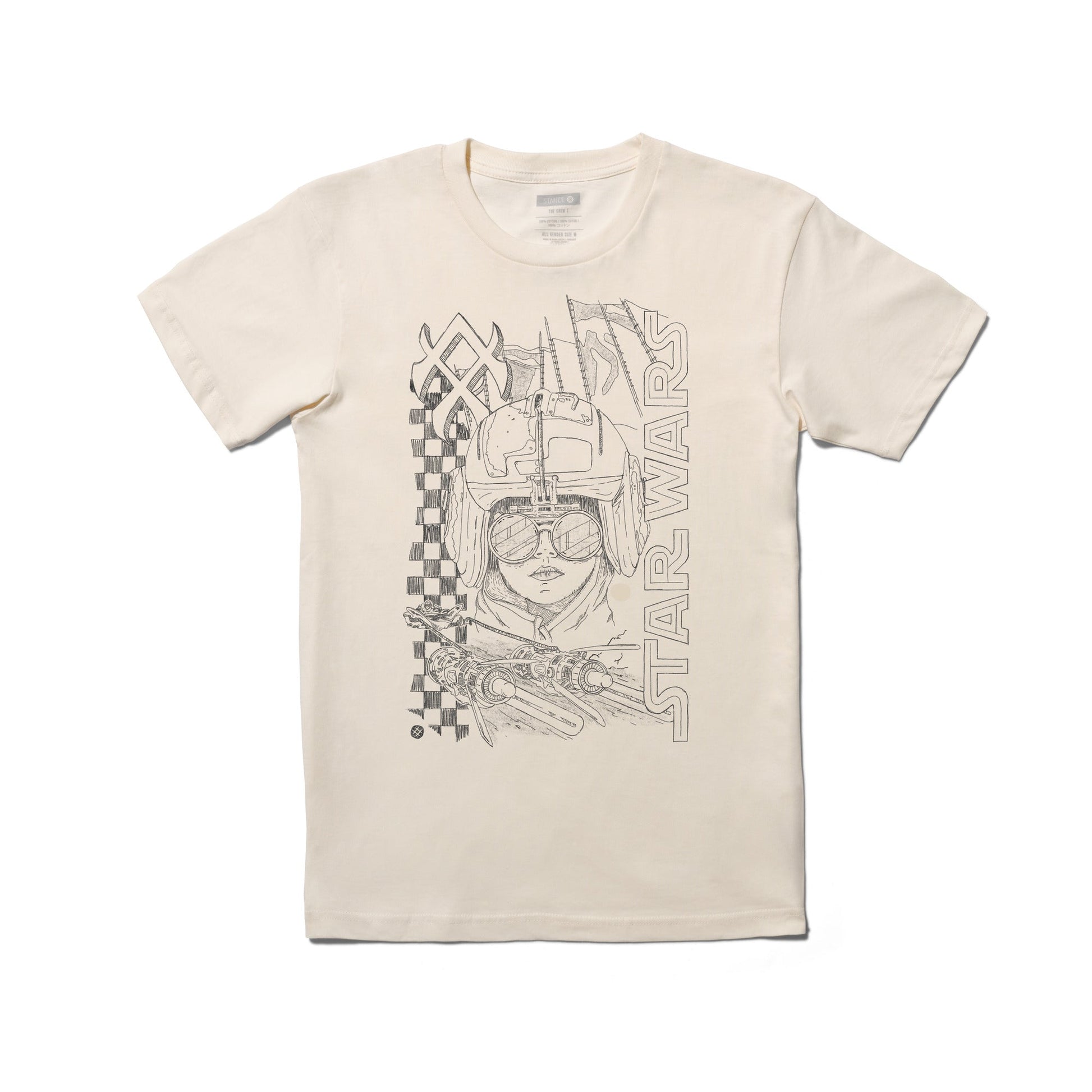 Stance Anakin T-Shirt Vintage White