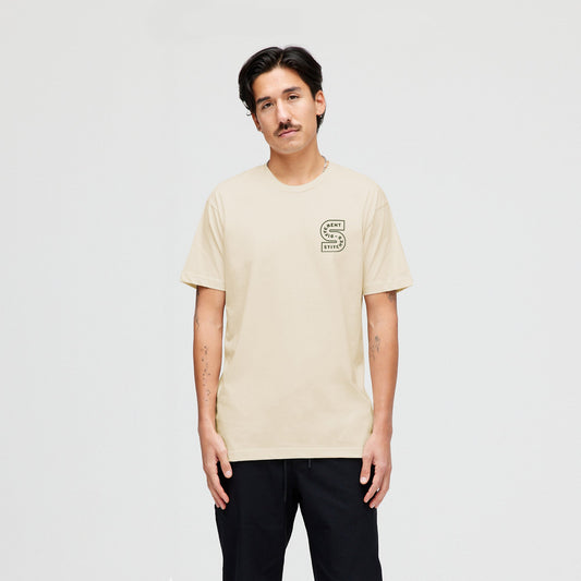 Stance Big S T Shirt Vintage White |model