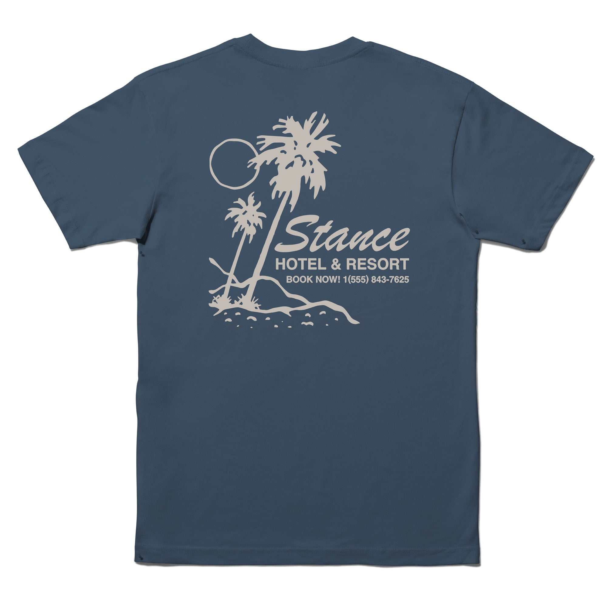 Stance Resort T-Shirt - Sea Blue