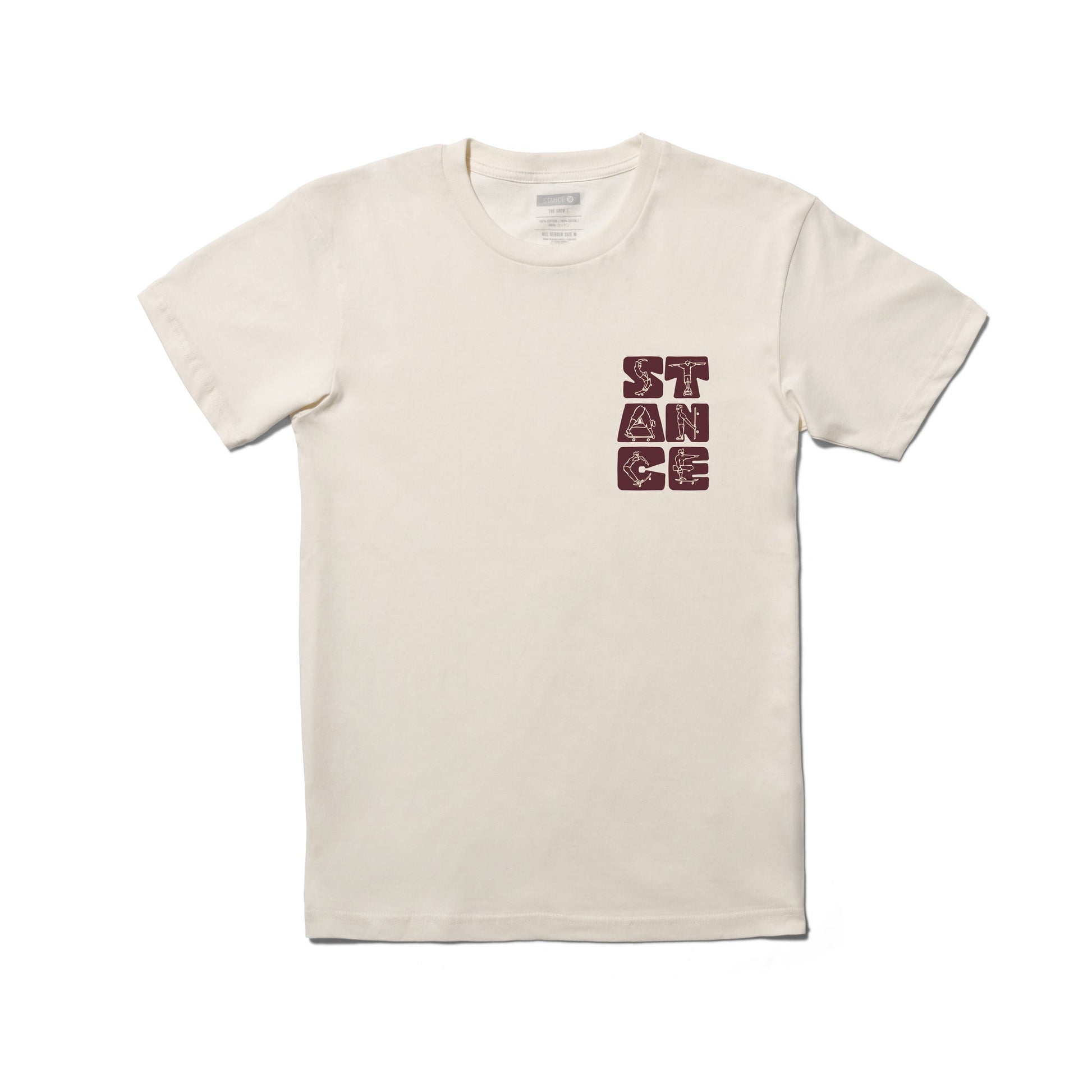 Stance Complicated T-Shirt Vintage-Weiß |model