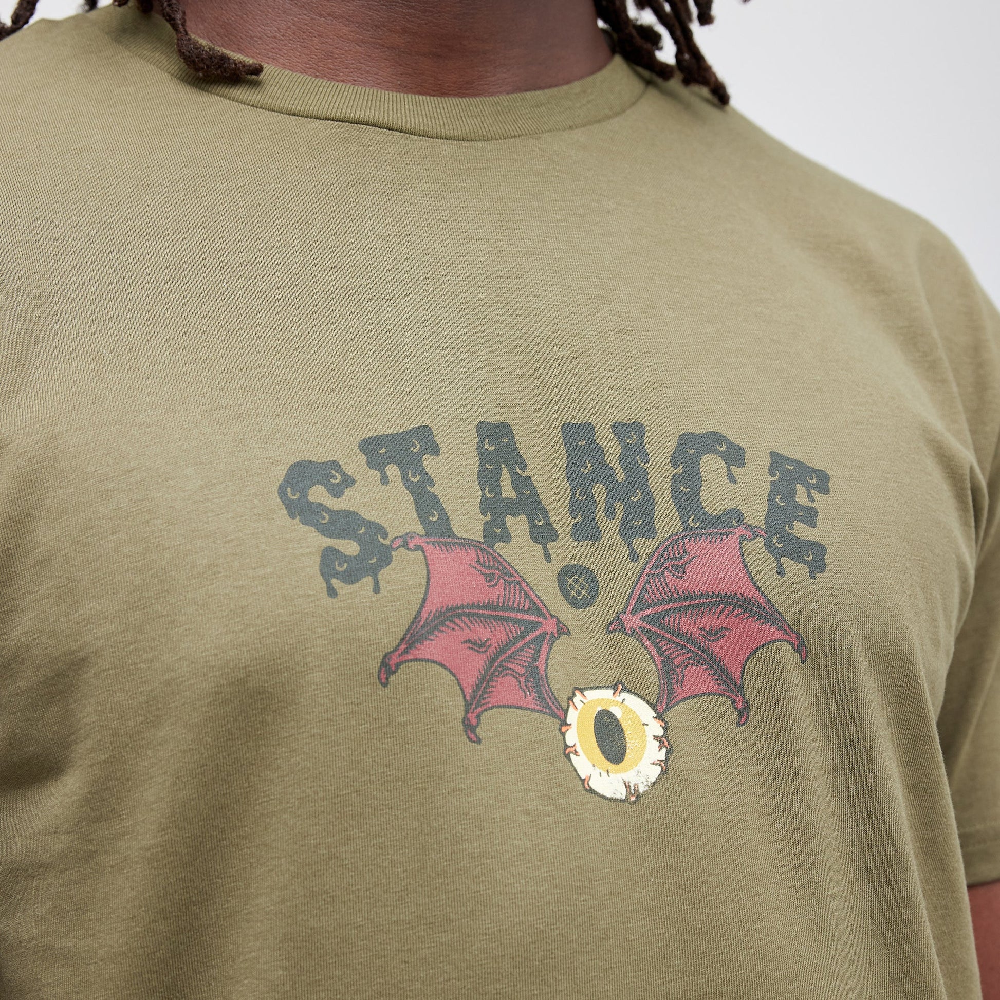 Stance See You T-Shirt Militärgrün |model