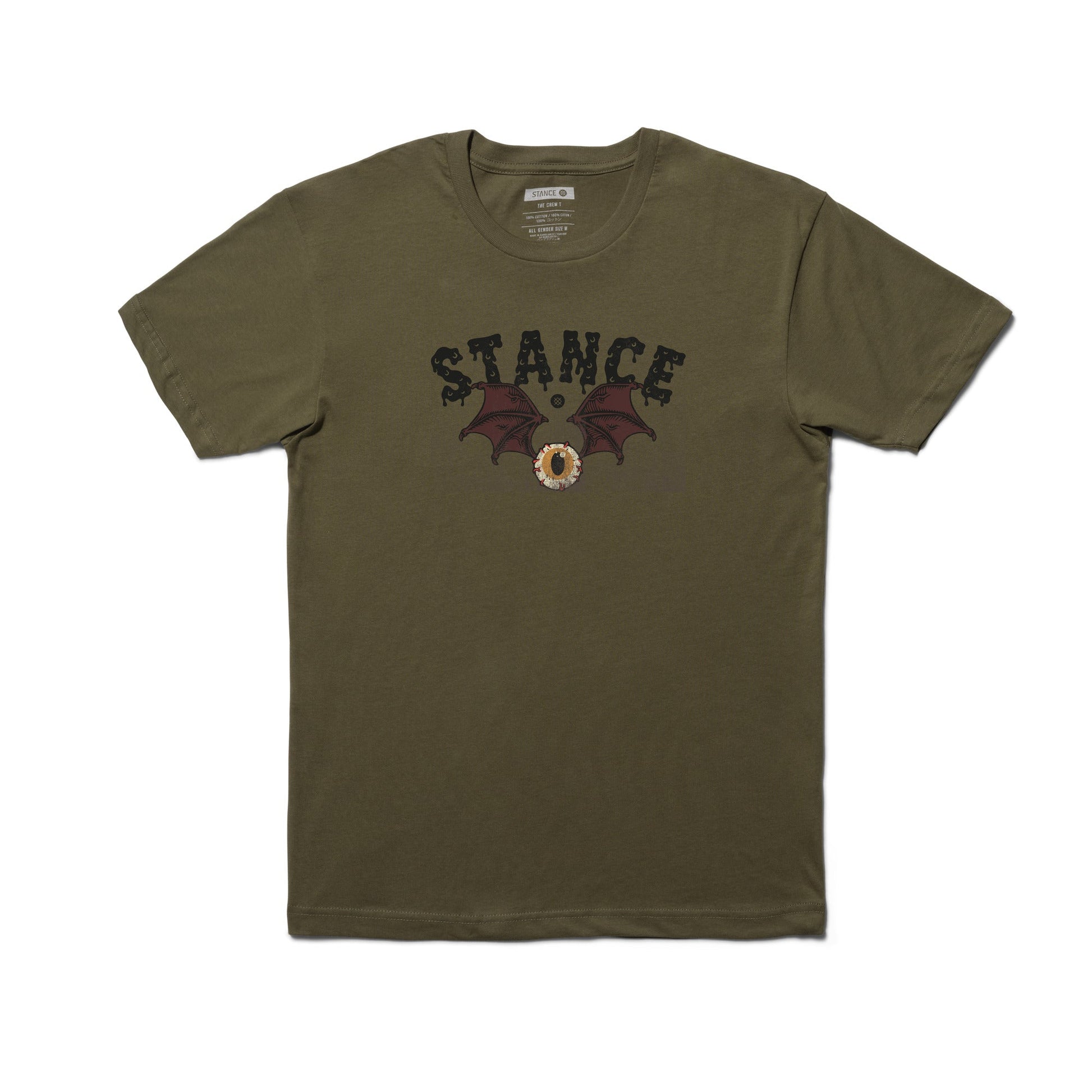 Stance See You T-Shirt Militärgrün