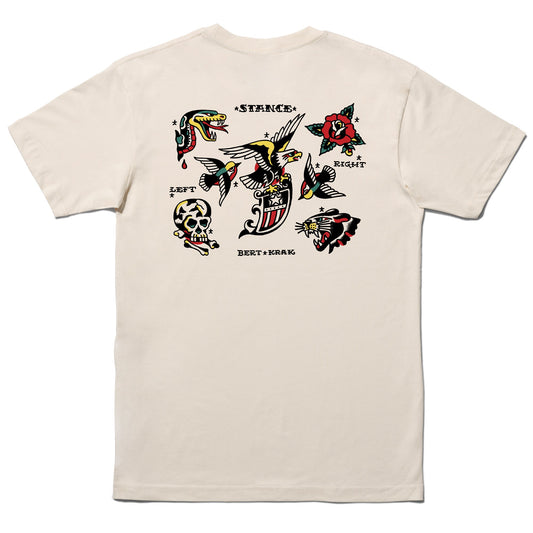 Stance Bert Krak Flash T-Shirt Canvas