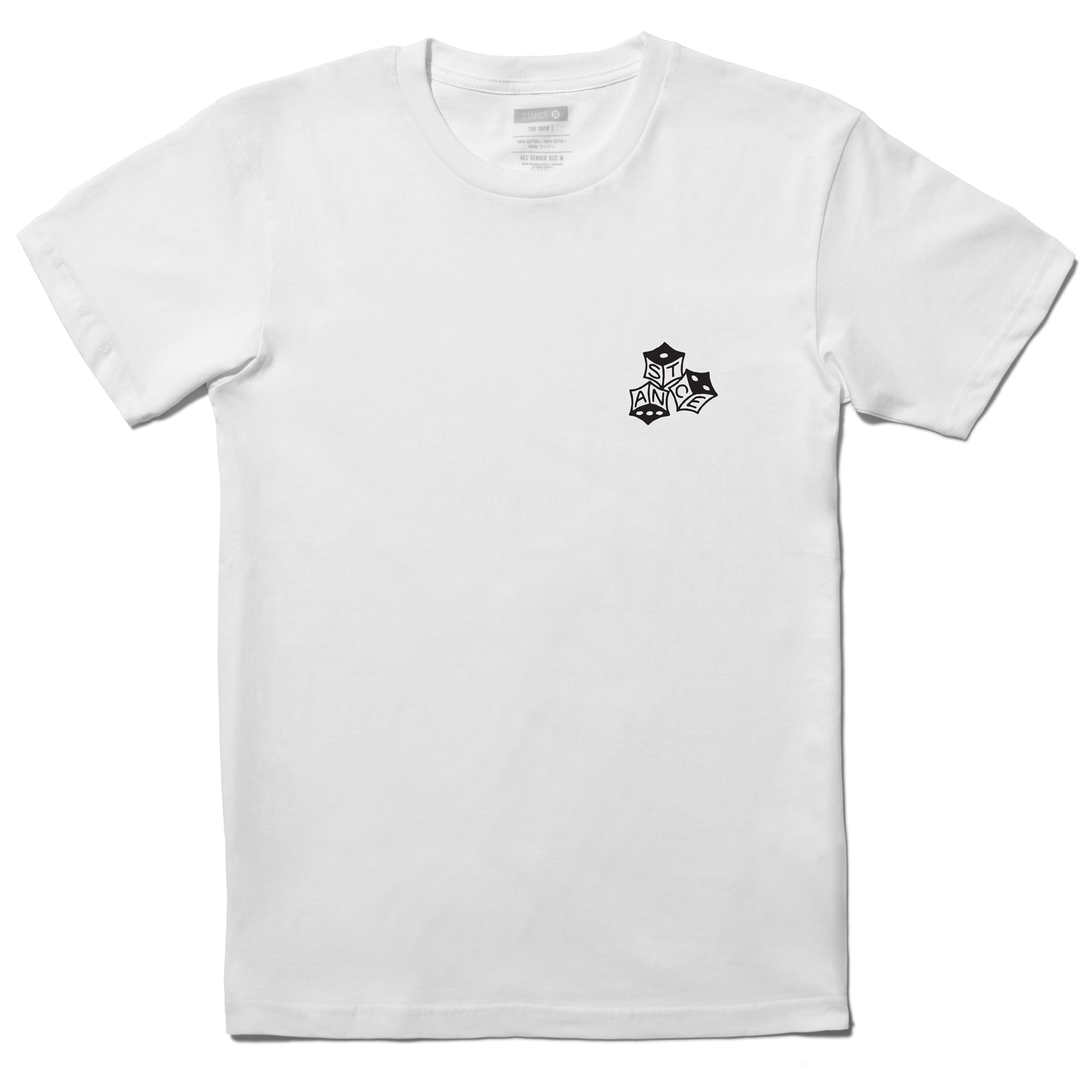 Stance High Roller T-Shirt White