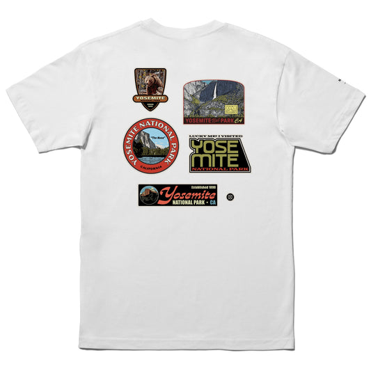 Stance National Parks Roadtrip T-Shirt Weiss