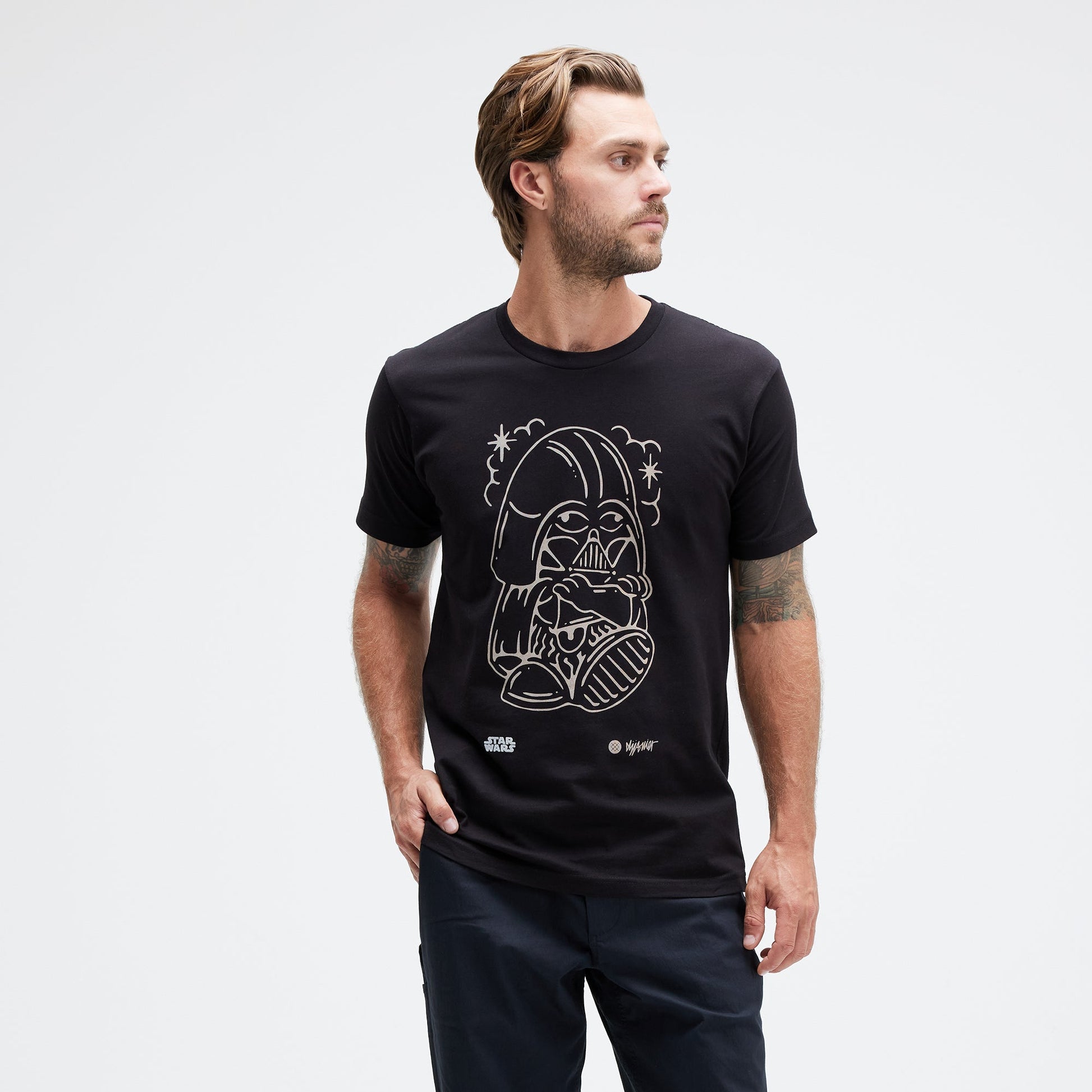 Stance Dj Darth T-Shirt Schwarz |model