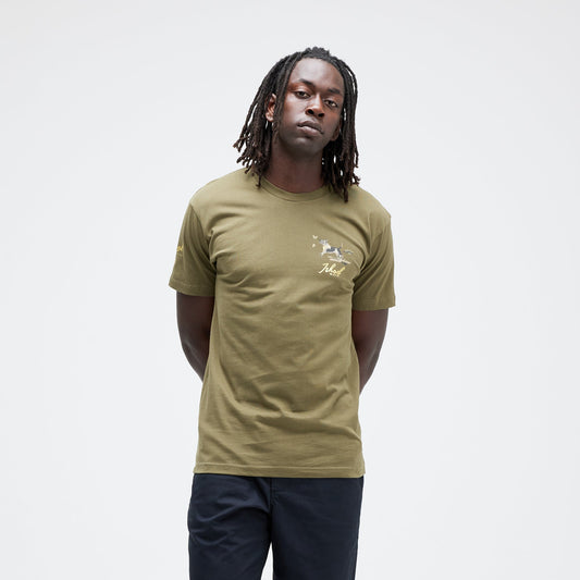 Stance Ishod T-Shirt Military Grün |model