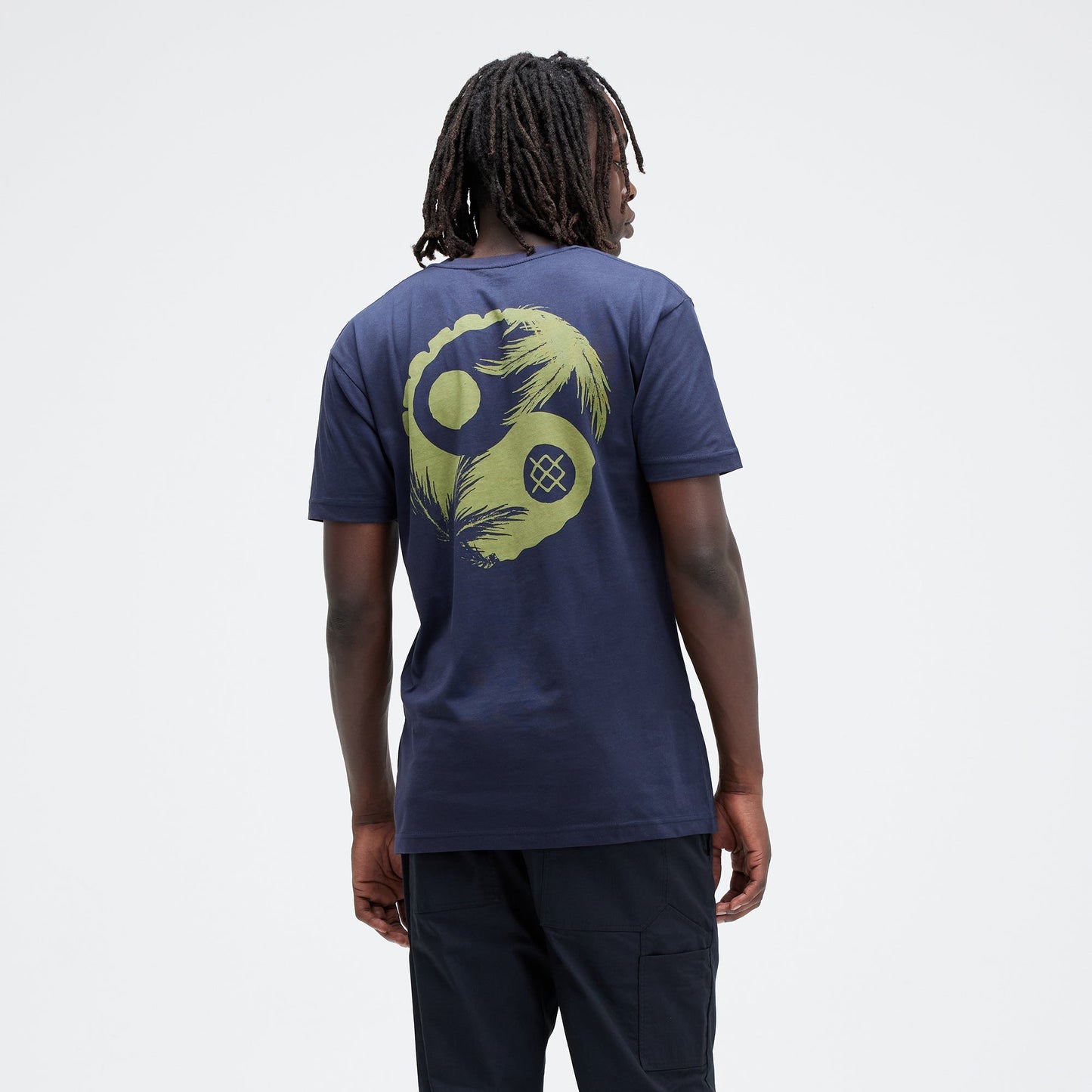 Stance Opposites T-Shirt Marineblau |model