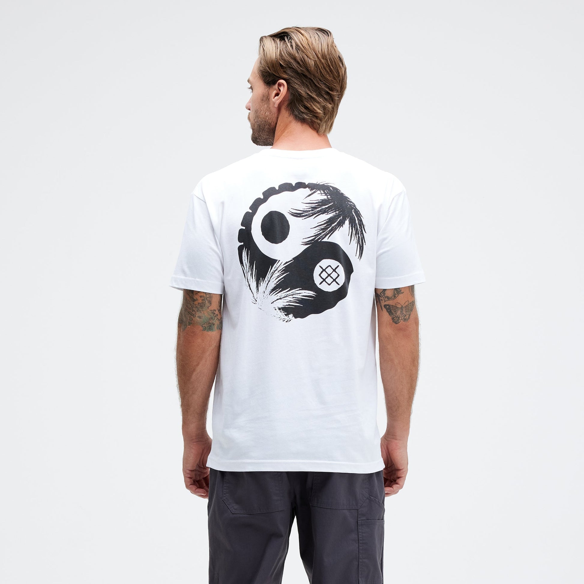 Stance Opposites T-Shirt Weiß |model