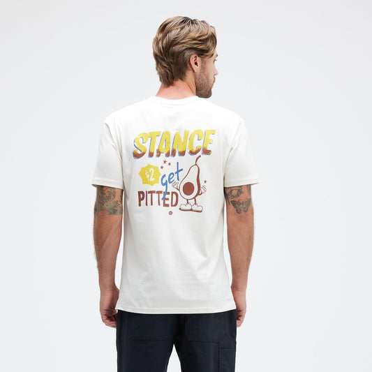 Stance Pitted T-Shirt Vintage-Weiß |model