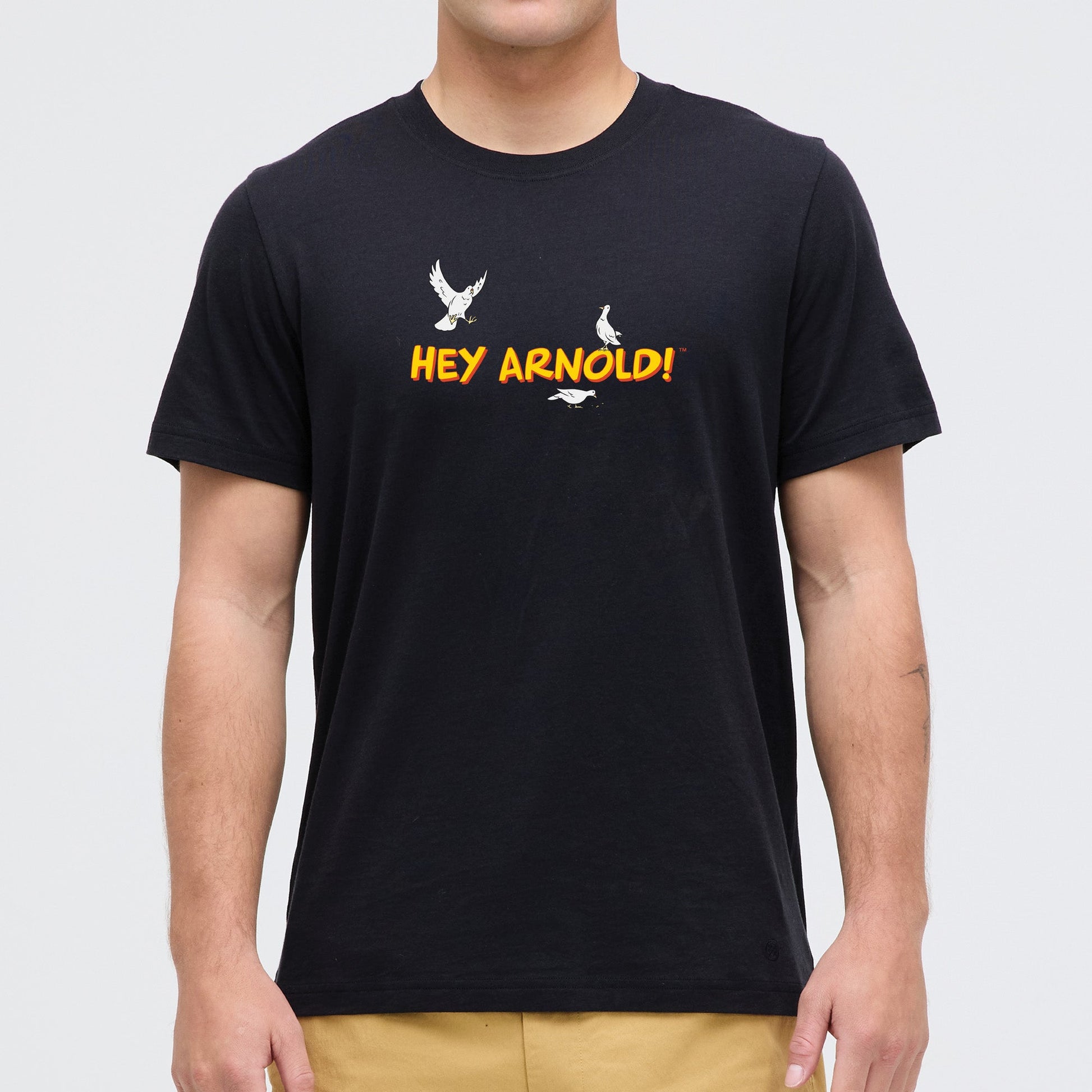 Stance Hey Arnold Stoop T Shirt Schwarz|model