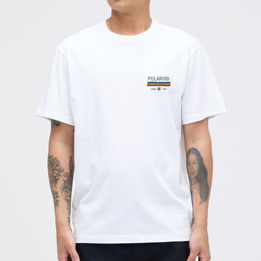 Stance Hoodielaroid Cartridge T Shirt Weiß|model