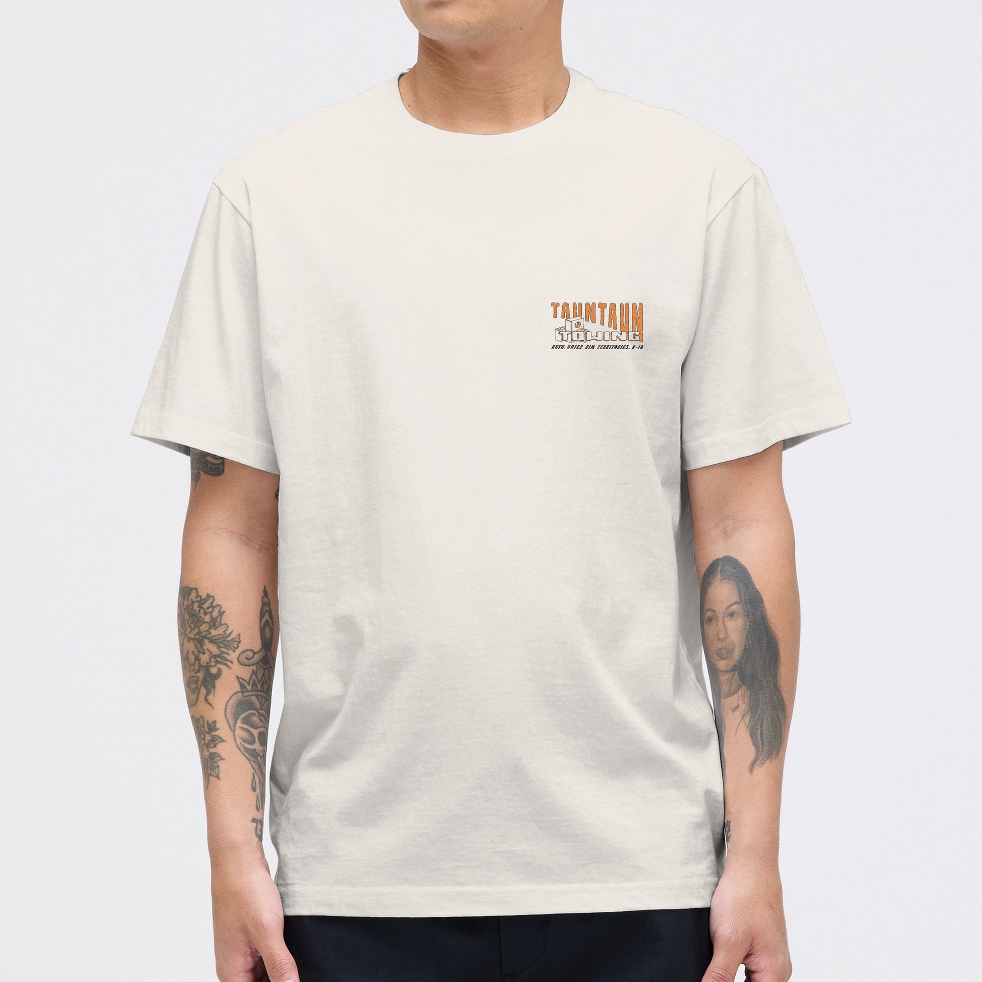 Stance Star Wars Tauntaun Tow T Shirt Weiß|model