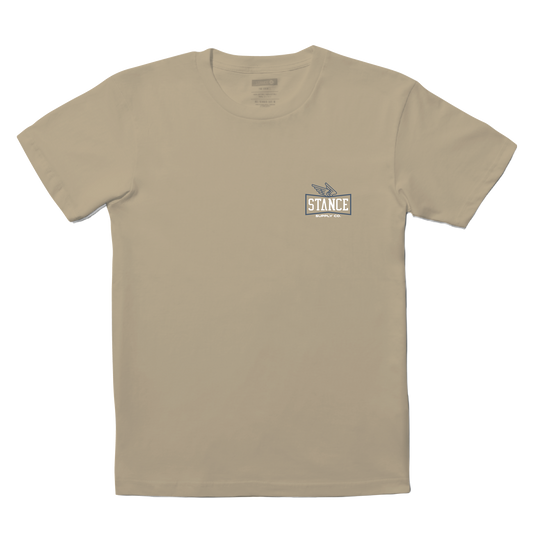 Stance Winged T Shirt Khaki