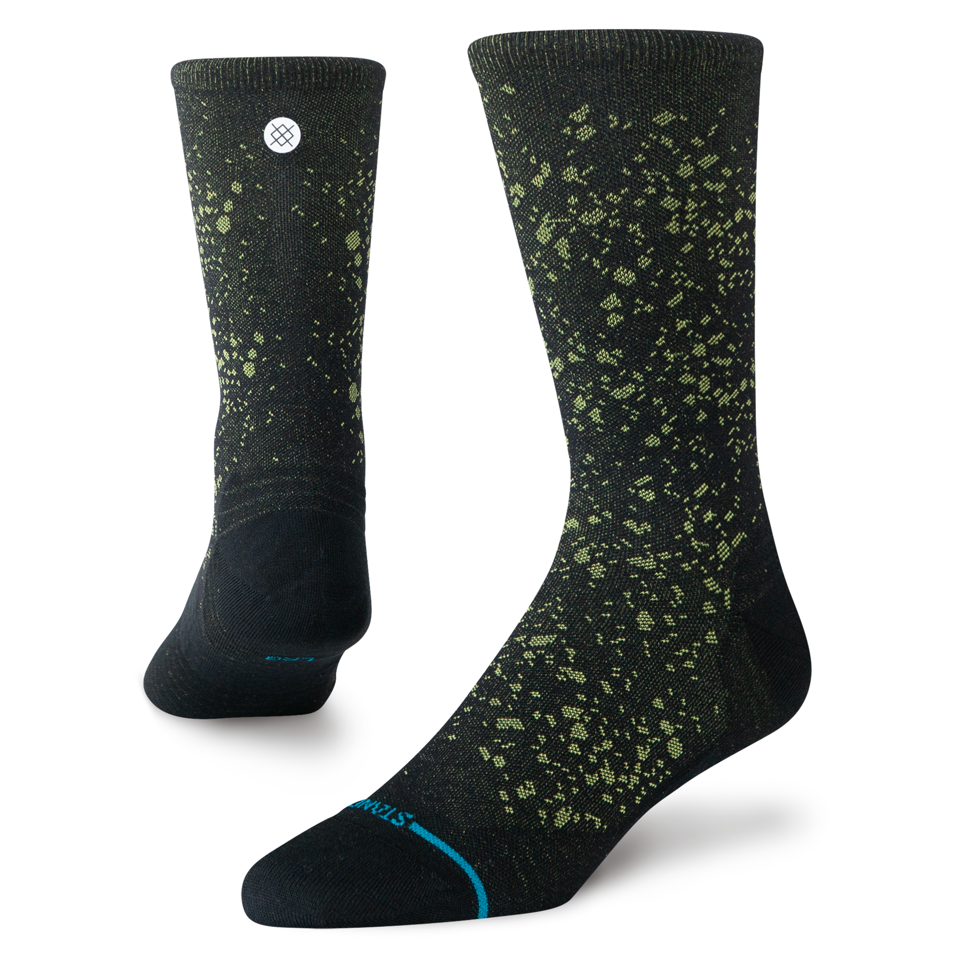 Stance Speckle Ultra Light Crew Sock Black